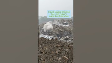 Liquid Oxygen Blasting in Rural Land, Super Spectacular Moments!