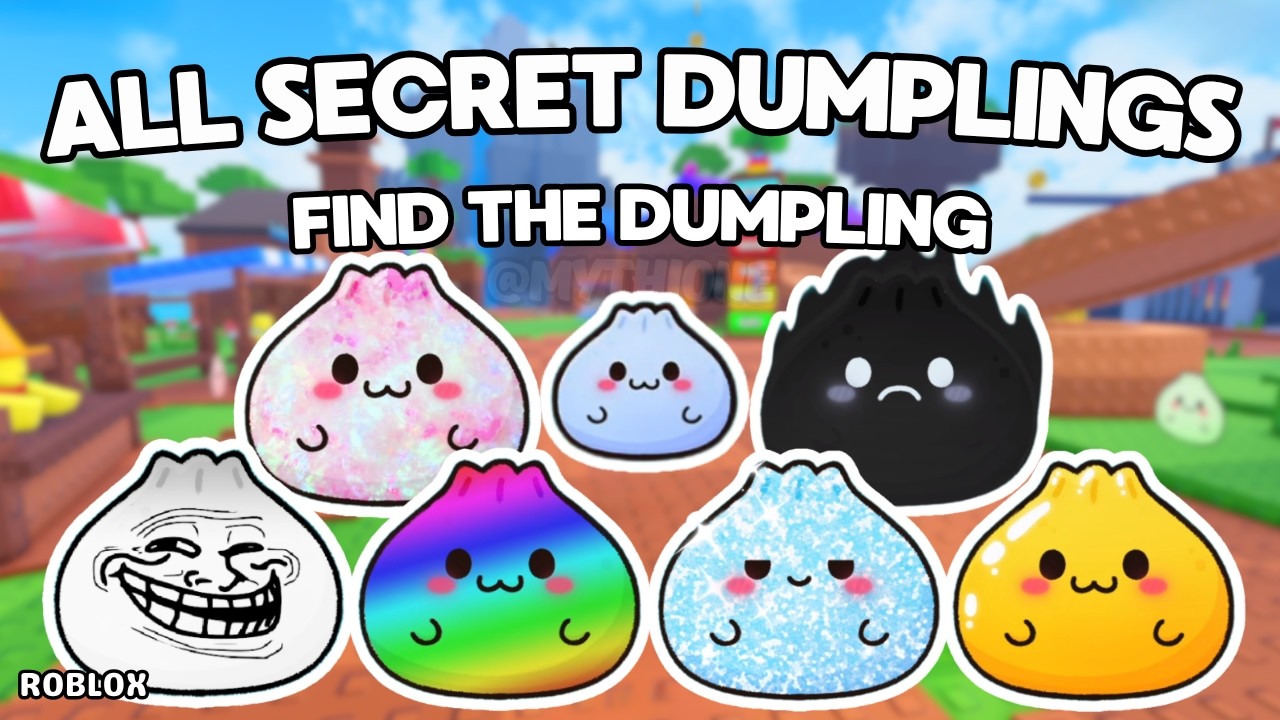 How To Find ALL 7 SECRET DUMPLINGS in Find the Dumpling [143] | Roblox ...