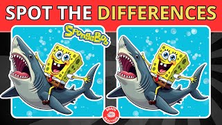 SPOT THE 3 DIFFERENCES | SpongeBob Quiz: Find the 3 Differences Between the Images
