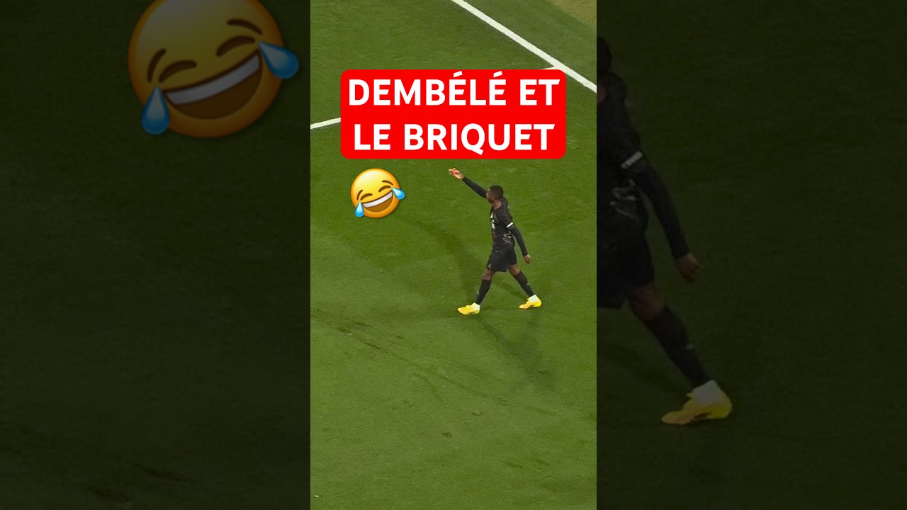 Le bras bien tendu Ousmane 😂 #dembele #psg