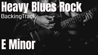 Heavy Blues Rock Guitar Backing Track Em