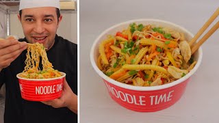 من اندومي عادية الى طبق مطاعم بطريقة بسيطة واقتصادية جدا indomi to vegetable noodles