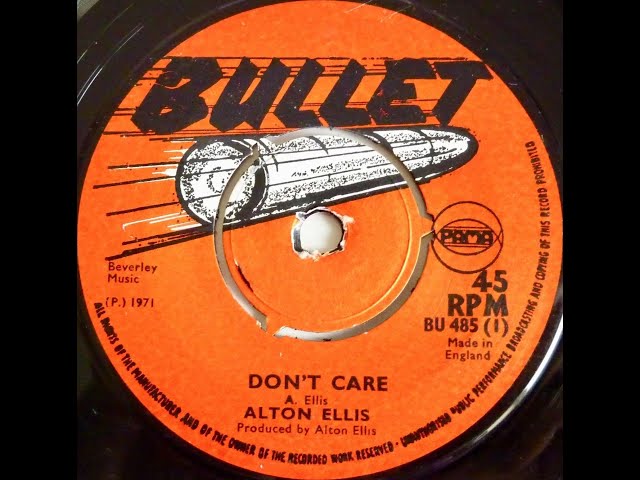 Alton Ellis - Don't Care - YouTube