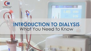 Introduction to Dialysis- what you need to know