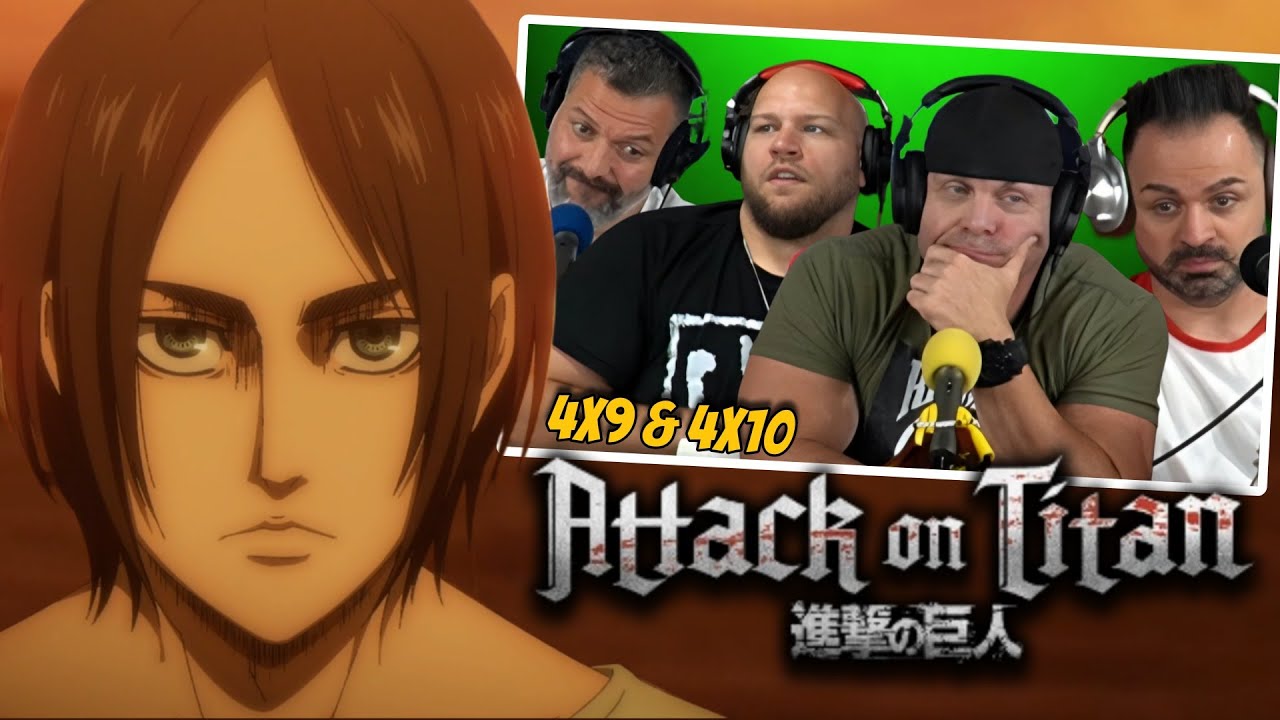 First time watching Attack on Titan reaction episodes 4x9 & 4x10 (SUB)