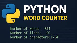 Command Prompt Word Counter for Text Files built with Python.