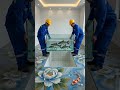 Galaxy Epoxy Floor With Hidden Aquarium Transformation#interiordesign #aquarium #shorts #viral