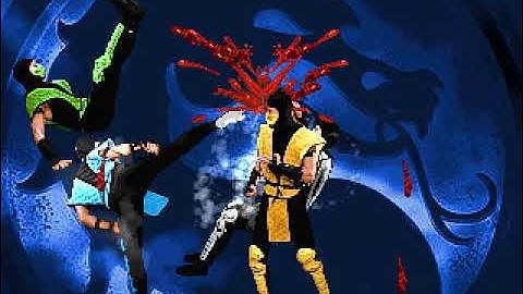 MUGEN Request: Sub-Zero MK2 & Reptile MK2 Vs Scorpion MK2 & Smoke MK2