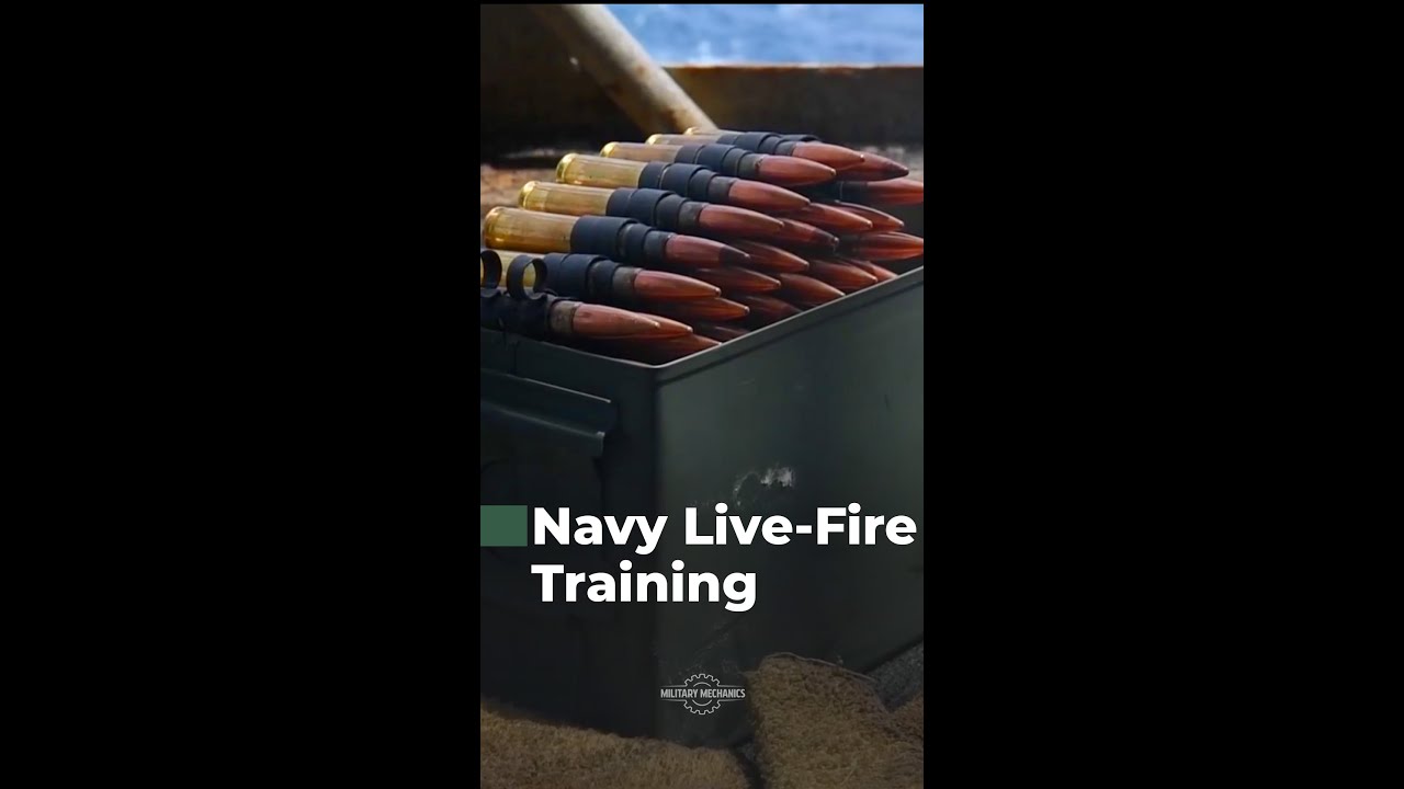 U.S. Sailors Conduct .50-Caliber Gun Exercise at Sea