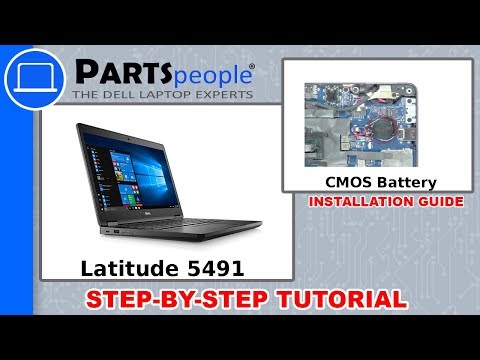 Dell Latitude 5491 (P72G002) CMOS Battery How-To Video Tutorial