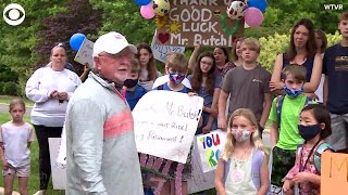 WEB EXTRA: Send-Off For Beloved Bus Driver