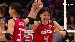 USA vs Japan - Quarter Finals | Women's VNL 2023