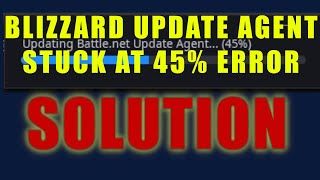 Blizzard Launcher Stuck at 45% FIXED! | Easy Solution #Blizzard #LauncherError