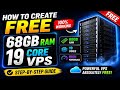 Best FREE VPS in 2026 🚀 68GB RAM + 19 CPU (No Cost)