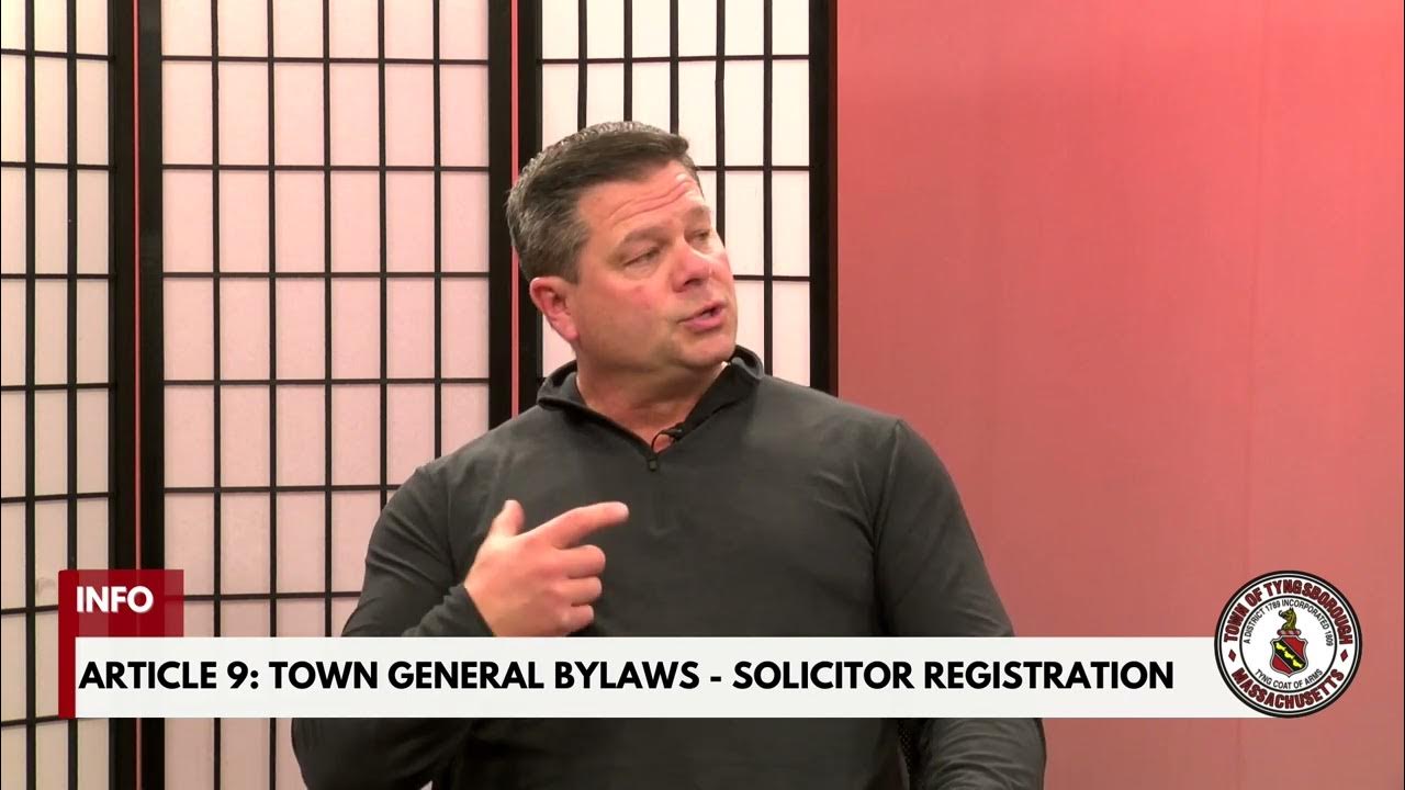 Fall Town Meeting 2022 Explainer Articles 9 and 10 YouTube