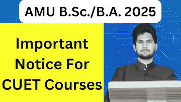 AMU CUET Application Form 2025 | AMU Admission UG Courses Through CUET 2025 | Registration Link