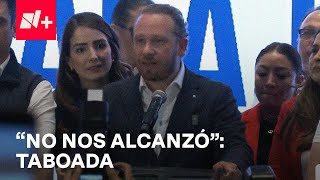 Santiago Taboada reconoce el triunfo de Clara Brugada en CDMX