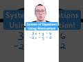 Solve Systems of Equations Using Elimination ✖️
