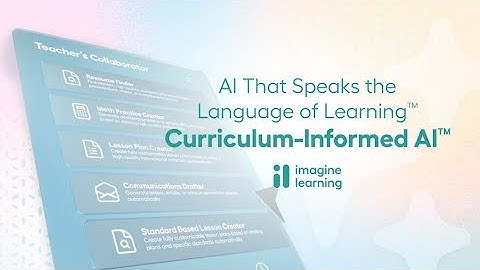 Introducing AI Tools from Imagine Learning