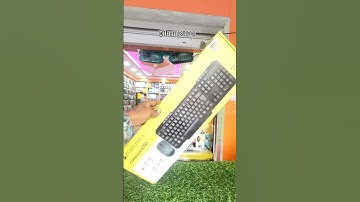 WIRELESS 🛜 KEYBOARD WITH MOUSE #zebronics #shorts #video