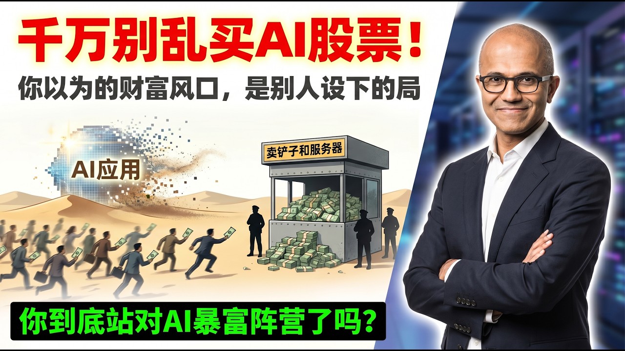 ⚠️警告！现在买AI股票比不买更危险？90%散户必亏的AI投资大陷阱！#ai投資 #ai泡沫 #美股分析 #英伟达 #人工智能 #股票推荐 ...