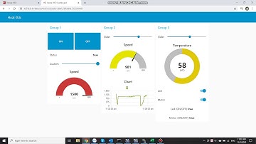 Demo Control Motor and Monitoring Temperature Siemens S7 using Node-red