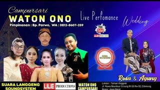 Download lagu CS. WATON ONO Pimp Mas Parwo 0812-8607-259 : Resepsi Pernikahan Rossa dan Agung | SESI SIANG