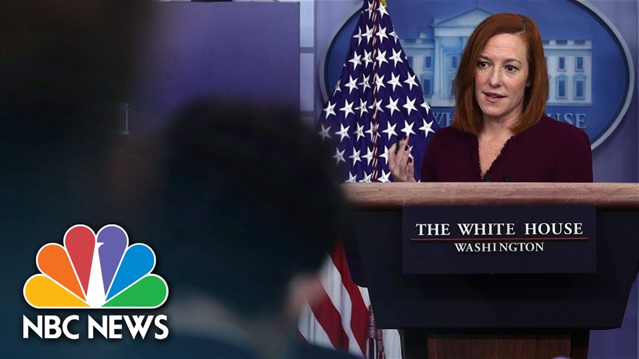 Jen Psaki Holds Her Final White House Press Briefing  – May 13 | NBC News