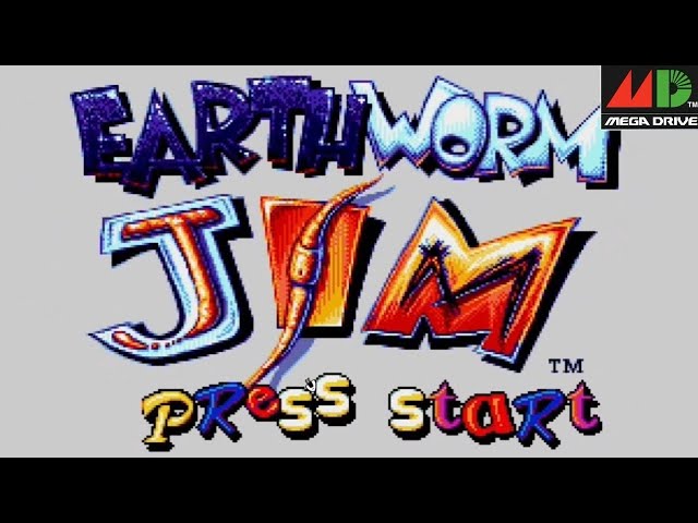 鬼畜ミミズ【アースワームジム】初見　メガドライブ　レトロゲーム実況LIVE【EARTH WORM JIM】