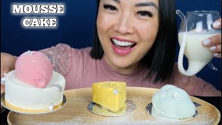 MOUSSE CAKE (ASMR SOFT EATING SOUNDS) NO TALKING | SAS-ASMR screenshot 1