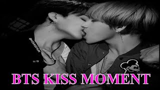 BTS KISS MOMENT SO FUNNY || 防弾少年団のキスの瞬間