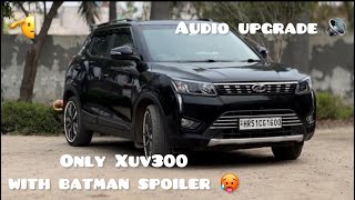 XUV300 tastefully modified|Only one in india with batman spoiler|Audio upgrade|#modification#xuv300