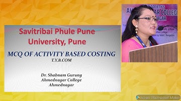 #MCQ ON ACTIVITY BASED COSTING #MCQ ON COST ACCOUNTING