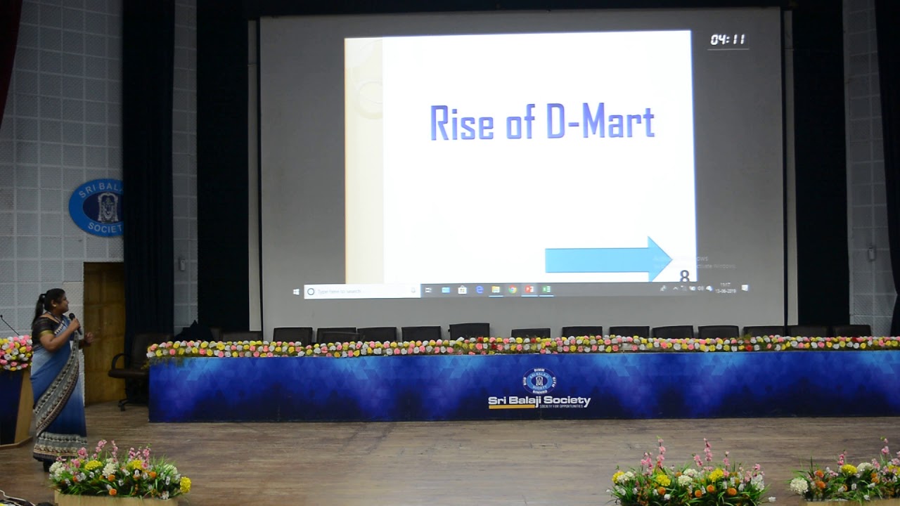 Sri Balaji Society Induction presentation 2019    Case study on rise of D MART