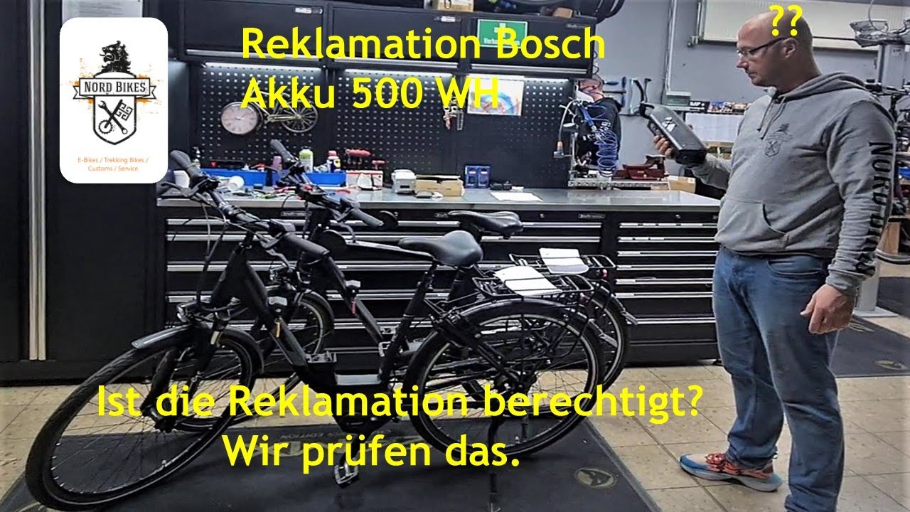 Wir prüfen einen Bosch Rahmenakku auf die Kapazität mittels eines Kapazitätstests von Bosch.