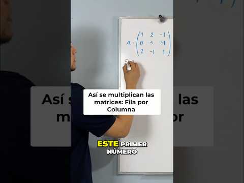 ✅ Multiplicar matrices es más fácil de lo que parece