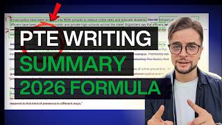 PTE Summarize Written Text 2026 Find Key Points FAST Score 90