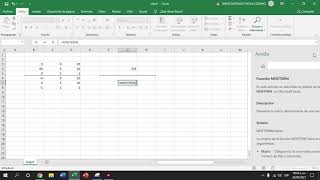 ¿Cómo sacar un determinante de una matriz en Excel? ¿Cómo sacar un determinante de una matriz en Excel?