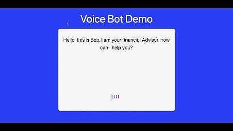Voice Bot using open source tools like Rasa and Botium Speech Processing.🗣️