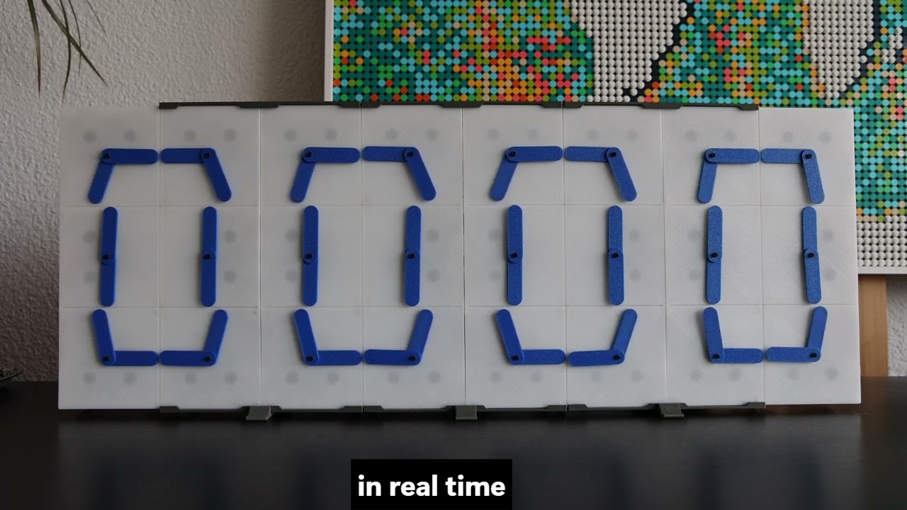 Clock made with “24 clocks”