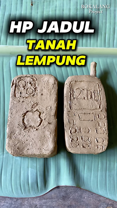 Nostalgia Pengen HP. Bikin dari Tanah Lempung. Ala Tahun 90'an.😭 #bolang #petualangan  #nostalgia