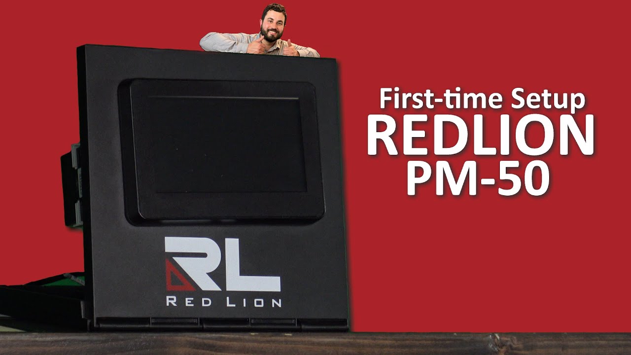 First-Time Setup for the Red Lion PM-50 Panel Meter
