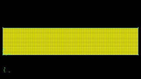 1-GAMBIT: Creation of geometry and mesh for pipe flow 2D  إنشاء الهندسة ومش لتدفق في القناة