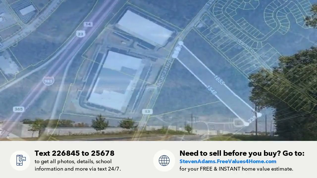 3995 Falcon, Flowery Branch, GA Presented by Steven Adams.