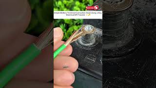 Simple Battery Terminal Connection Hack Using a Key | Electrical DIY Tutorial ⚡🔑