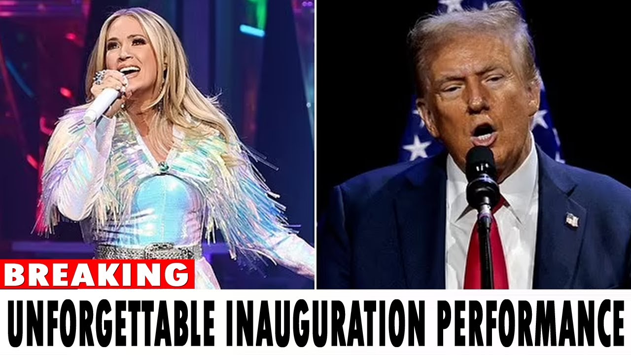 Carrie Underwood sings a cappella at Trump’s inauguration after audio issues