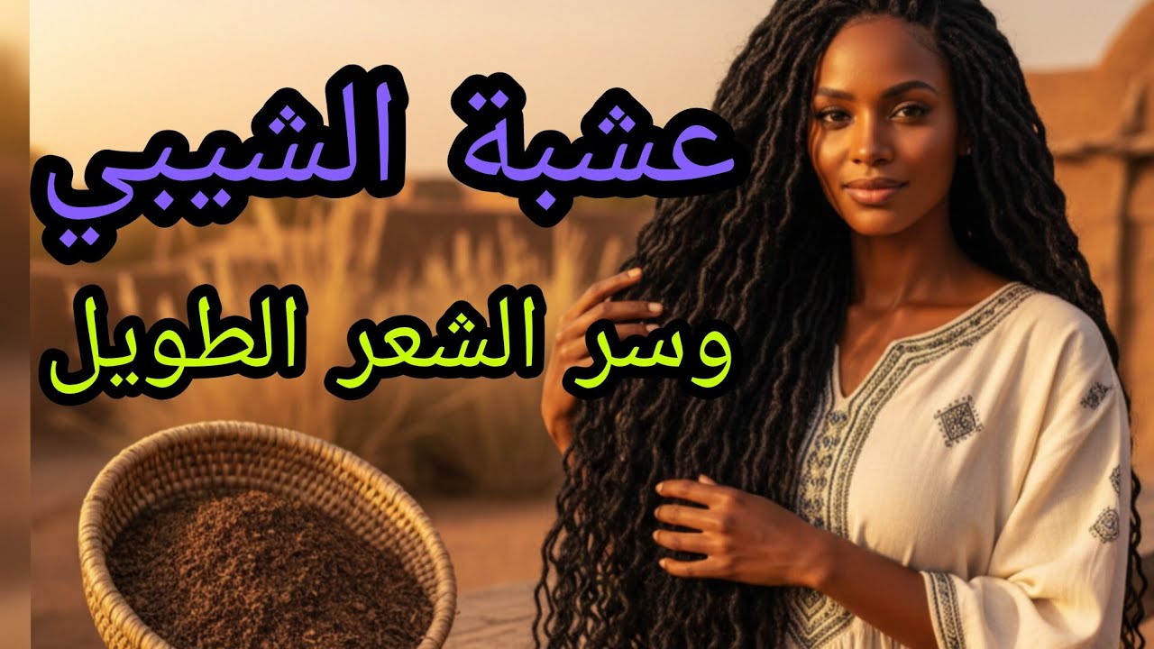 عشبة الشيبي وسر الشعر الطويل #نباتي #أعشاب 