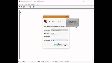 Video1 - Setting up Hyperterminal