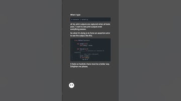 nosetests is capturing the output of my print statements. How to circumvent this? #shorts