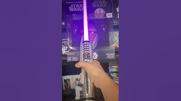 Darth Revan lightsaber (light side)!!! #starwars #darthrevan #helmet #lightsaber